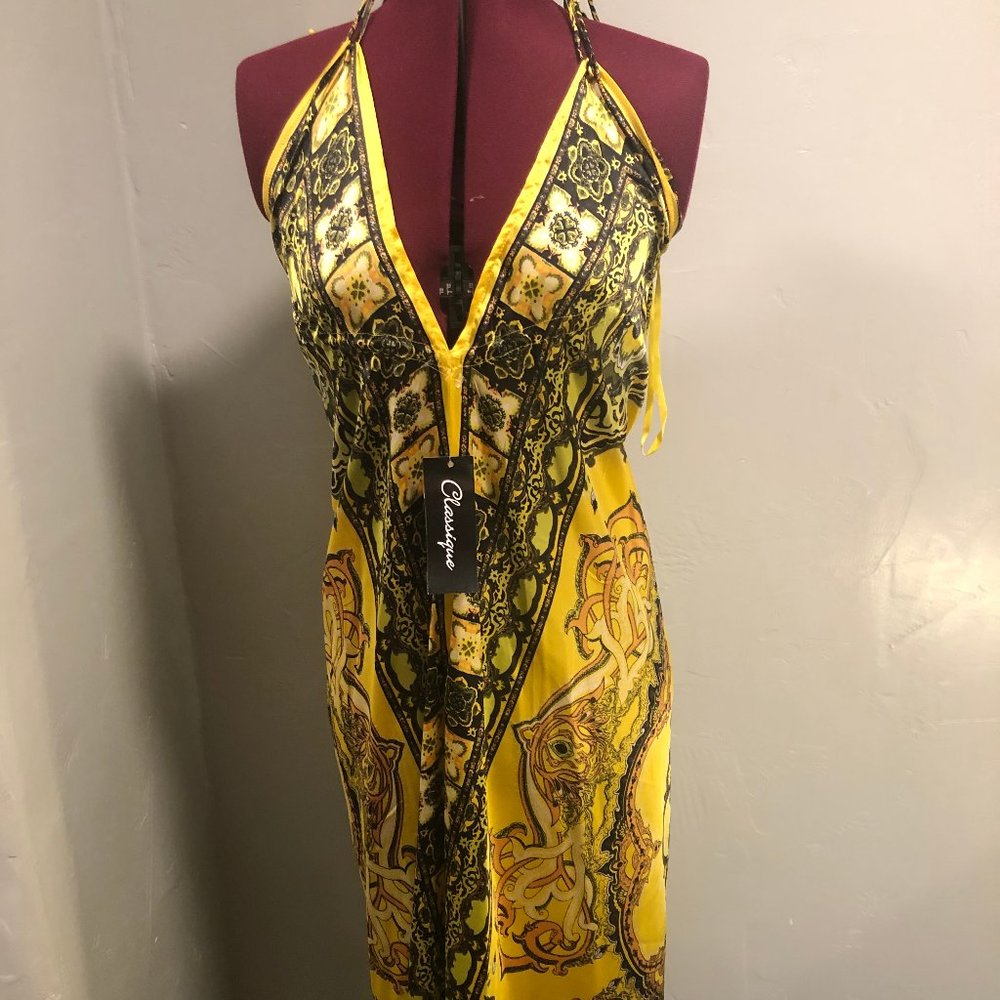 Classique Yellow maxi dress OS